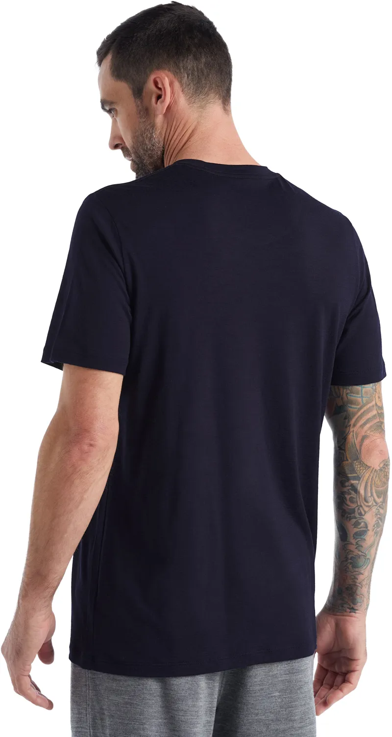 Icebreaker Mens Tech Lite II Short Sleeved Tee - Midnight Navy-3